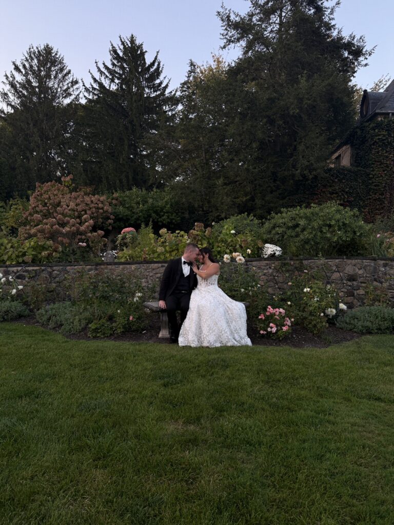 greencrest manor wedding with content creator